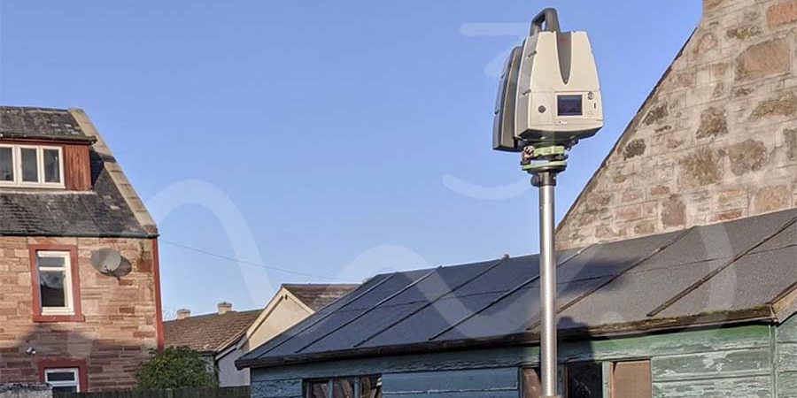 Urban Planning - Laser Scanning (Topo Survey, Elevations, 3D Revit Model)