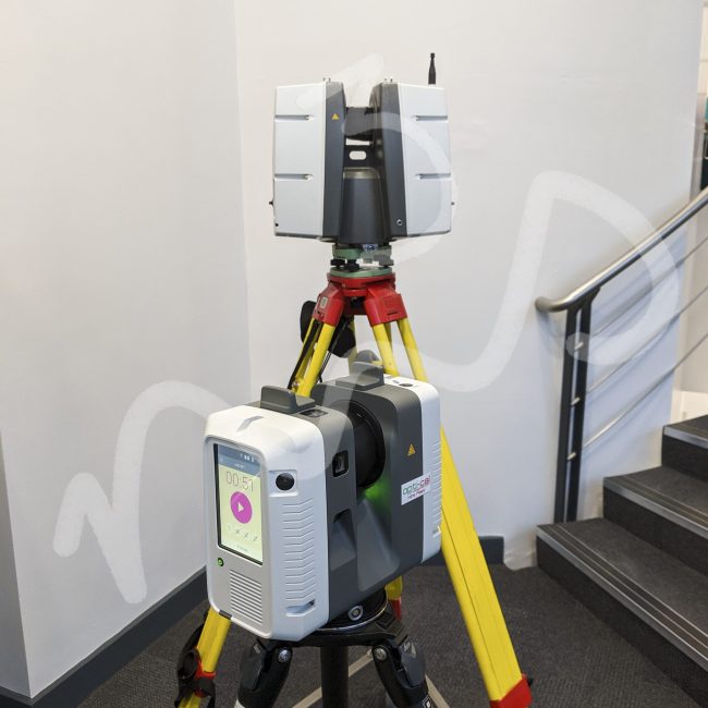 Leica RTC360 and Leica P40 laser scanners