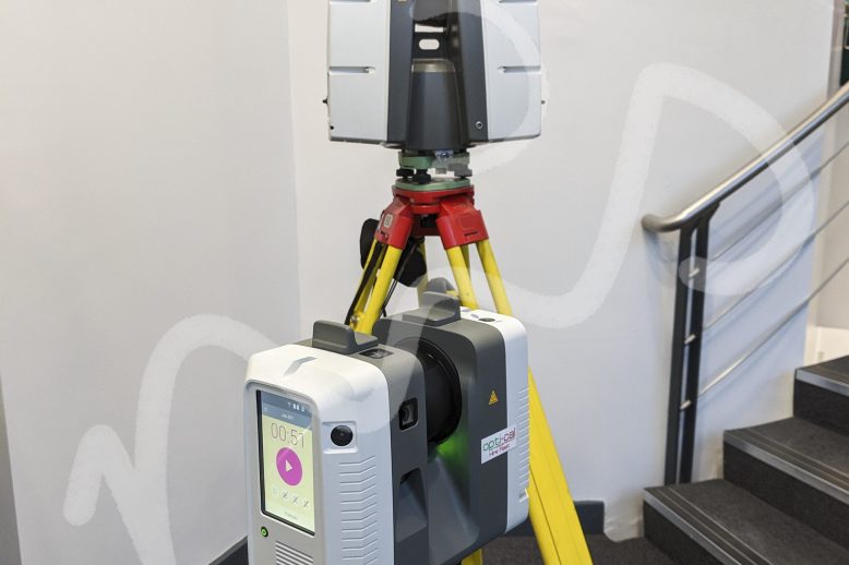 Leica RTC360 and Leica P40 laser scanners