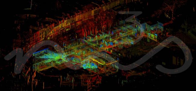 3D Survey - Laser Scanning Point Cloud For Revit